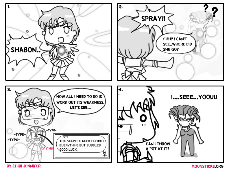 MoonSticks Sailor Moon comic #5 - Sailor Mercury's Strategy featuring Ami Mizuno/Sailor Mercury
