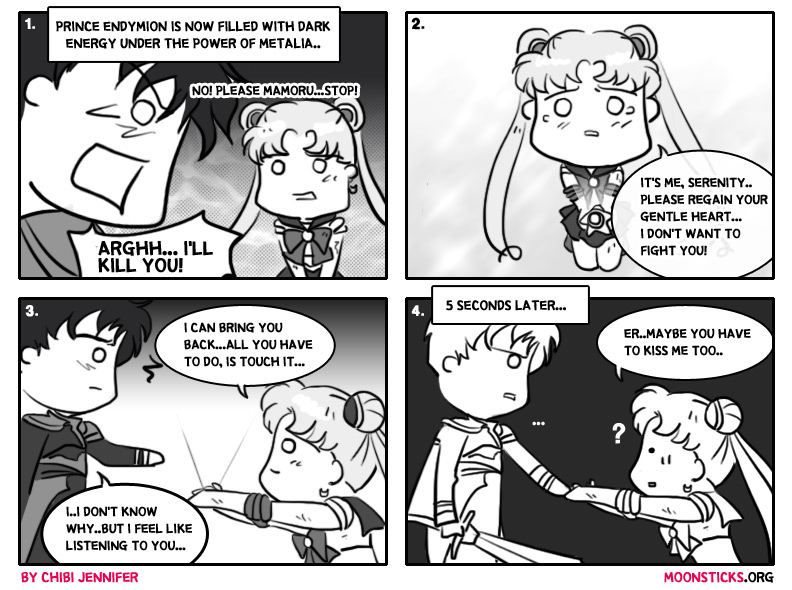 MoonSticks #59 Usagi's Power of Love featuring Sailor Moon/Tsukino Usagi/Princess Serenity and Tuxedo Kamen/Chiba Mamoru/Prince Endymion