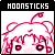 MoonSticks button: 50 x 50