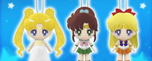Sailor Moon Crystal Mascot Plushie Charms Set 2