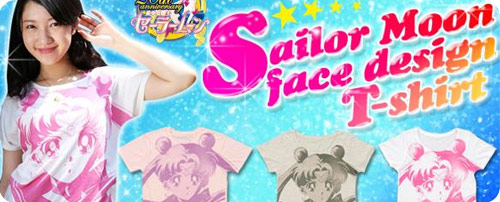 Sailor Moon: Face Design T-Shirt