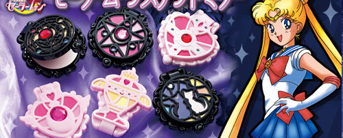 Sailor Moon Stained Glass Mirror Gashapon Set