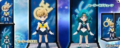 Tamashii Buddies Series: Sailor Uranus & Neptune Figures