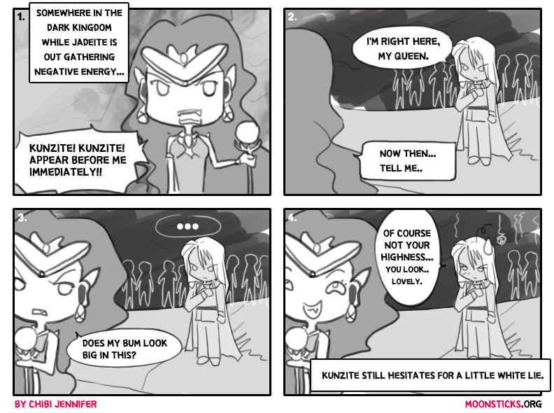 MoonSticks Sailor Moon Comic #2 - Kunzite's Daily Job featuring Queen Beryl and Kunzite from the Dark Kingdom