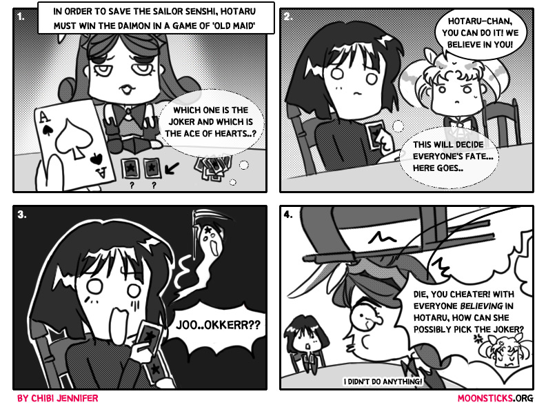 MoonSticks Sailor Moon Comic/Doujinshi #23 Hotaru's Big Gamble featuring Hotaru Tomoe/Sailor Saturn, Chibiusa/Sailor Chibimoon and Daimon