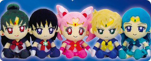 Sailor Moon Outer Senshi Mini Plush Toy Cushion