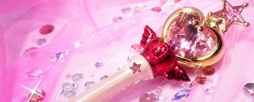 Sailor Chibi Moon's Pink Moon Stick Proplica