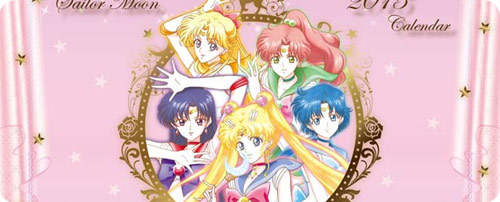 Sailor Moon Crystal 2015 Desktop Calendar