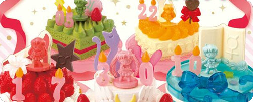 Sailor Moon Crystal 'Birthday Cakes' Re-ment Set