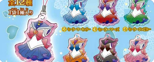 Sailor Moon Crystal Metal Charms Set 2