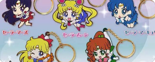 Sailor Moon Crystal 'Pinched' Keychains and Phone Jackets