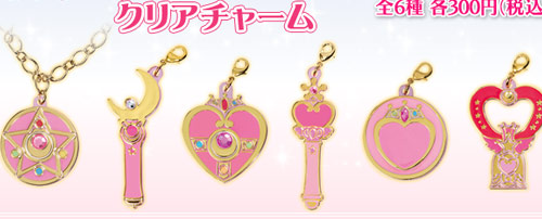 Sailor Moon Milky Pop Clear Charms