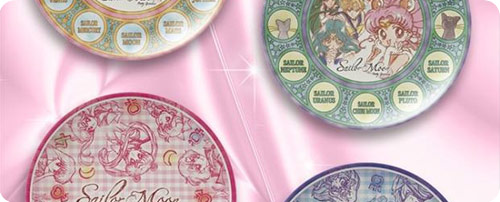 Sailor Moon	Melamine (Plastic) Plates Set 2