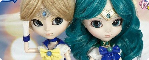 Sailor Uranus and Neptune Pullip Doll