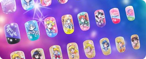 Sailor Moon Fake Nail Collection
